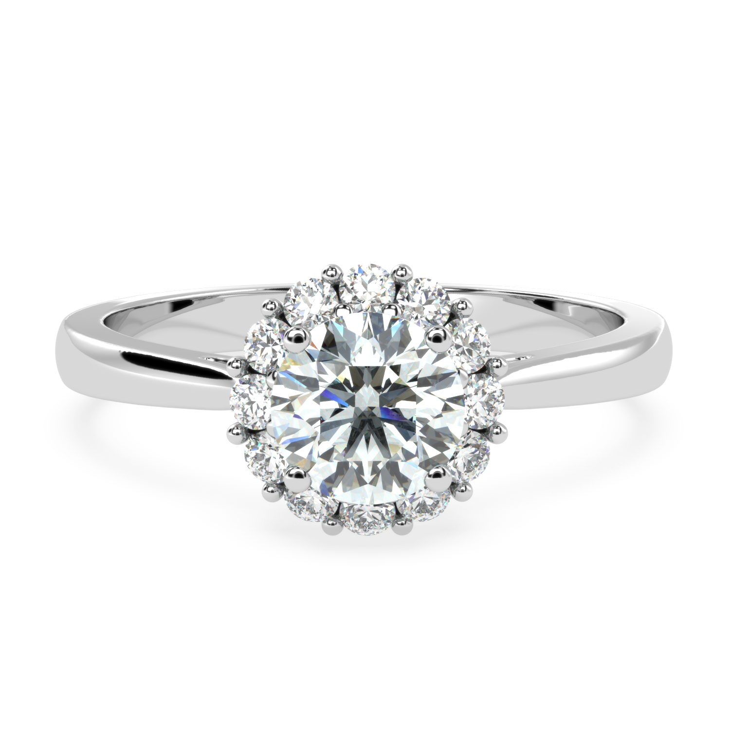 1.4 Carat I Color VS1 Clarity Diamond Studded Natural Diamond Ring.